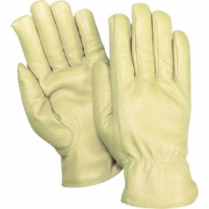 Gants de conduite en cuir de chèvre de qualité supérieure, doux et confortables, résistants, pour la protection personnelle et la sécurité des mains - Product Image 1