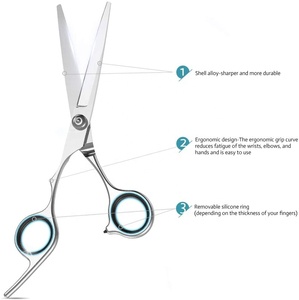 Professional Barber Thinning <b>Shear</b> Set Best Stainless Steel Hair Cutting Scissors with Sharp Tip Wholesale Beauty Tool - Product Image 2