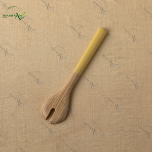 Cucharas de bambú clásicas hechas a mano para una comodidad y experiencia gastronómica consciente - Product Image 4