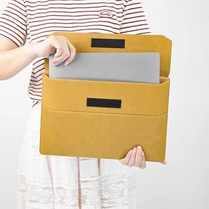 ซองใส่แล็ปท็อปหนังวัวแท้ ขนาด 14 นิ้ว รุ่นวินเทจ สะพายข้าง/สะพายหลัง สำหรับธุรกิจ ทนทาน รุ่น LS-0252 - Product Image 2