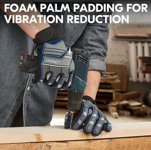 Guantes Industriales TRP con Protección Contra Impactos, Dedos Completos, Protección de Nudillos TPR, Agarre Antideslizante, Palma Reforzada, Guantes de Trabajo Mecánico - Product Image 6