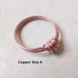 Anillo de Cobre Orgánico Texturizado de Múltiples Hilos – Banda de Moda Artesanal de Tendencia - Product Image 5