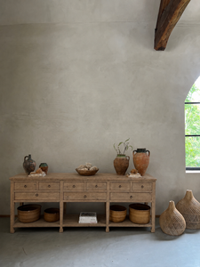 Aparador Grande Rústico Falmouth de Madera Maciza, Mesa Auxiliar, Mueble de Almacenamiento para Entrada Estilo Granja, Mueble Vintage para Sala de Estar - Product Image 5