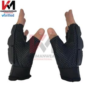 Guantes de paintball con protección de nudillos resistentes a los golpes, correa de muñeca ajustable, parte trasera de malla transpirable para exteriores - Product Image 4