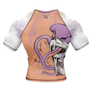 เสื้อรัดรูปพิมพ์ลายแบบซับลิเมชั่นสำหรับผู้ชาย เสื้อแรชการ์ด MMA BJJ ยิวยิตสู เสื้อผ้าออกกำลังกายแขนสั้น เสื้อยืดฝึกซ้อมยุทธวิธี - Product Image 2