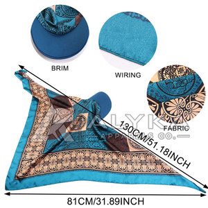 Pañuelo de Lujo Personalizado en Múltiples Colores y Tamaños, 100% Seda, Accesorio para la Cabeza con Tacto Suave y Costuras Duraderas - Product Image 5