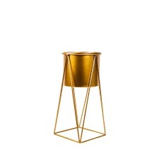 Jardinière en laiton artisanal sculptée à la main, légère, auto-arrosante, pot de fleurs moderne pour plantes d'intérieur, jardin, usage domestique - Product Image 6