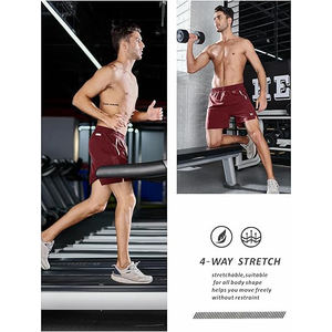 Pantalones Cortos Deportivos Aprobados por CrossFit para Hombre, Secado Rápido, Ligeros, Transpirables y Elásticos para Gimnasio - Product Image 4