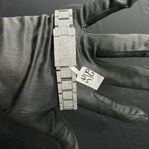 Reloj de Diamantes Cultivados en Laboratorio Personalizado de Alta Calidad Estilo Hip Hop para Hombre, Reloj de Diamantes VVS para Regalo - Product Image 6