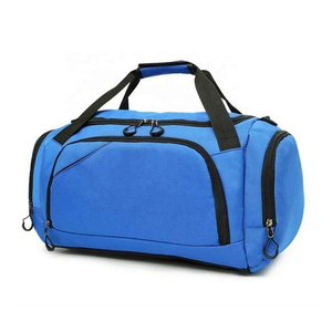Custom Large Capacity Nylon Gym Bag Zipper Multifunctional Sports Carry Bag Featuring Shoe Compartment Logo Option Waterproof - Product Image 3