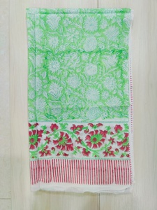 Indian Handmade Colorful Hand Block Print Cotton Scarf Wrap <b>Sarong</b> for Women Wholesale Supplier Custom Printed - Product Image 4
