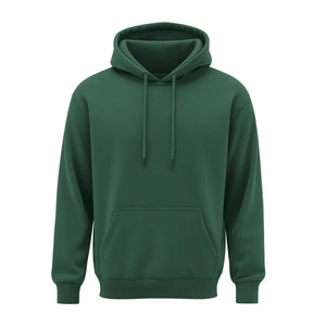 Sudadera con Capucha Gris Básica para Hombre, Hombros Caídos, Unisex, de Algodón y Felpa, GRIS - Product Image 3