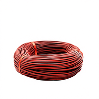 Cable de Calefacción Industrial con Conductor de Cobre, Aislamiento de PTFE y Cubierta de PVC, Sin Juntas, Clasificación IP44, Voltaje Medio, 90°C