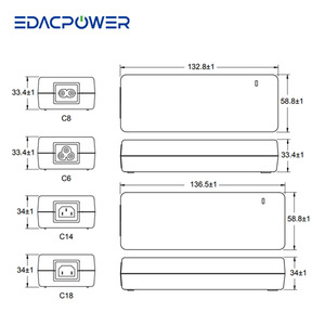 เครื่อง C14 C6 C8 3A 85W 5V 9V 12V 15V 20V C18 PD (USB Type-C) EA1103XD ซีรีส์สำหรับการใช้งานในอุปกรณ์อิเล็กทรอนิกส์ - Product Image 2