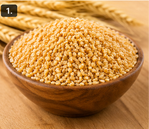 Trigo Seco Triturado/Dalia (Trigo Partido) de Grado Alimenticio Natural, Rico en Fibra, de Uttar Pradesh, para Dietas Saludables, para Preparar Porridge/Upma/Khichdi - Product Image 4