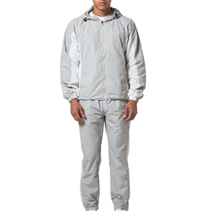 Conjunto de Chaqueta y Pantalones Deportivos Ligeros con Logotipo Personalizado para Hombre, para Gimnasio, Fitness y Ropa Urbana - Product Image 1