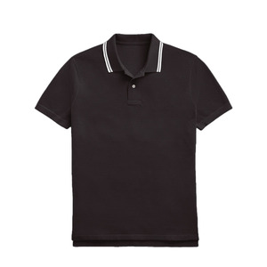Camiseta de Manga Corta para Hombre, Estilo Casual Elegante, Antiarrugas, Lisa, Mezcla de Algodón, Tejido Jersey, 220g, Ligera, para Vacaciones de Verano - Product Image 4