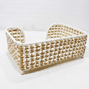 Cesta Triangular Elevada para Gatos, Moderna, Resistente a la Intemperie, de Plástico con Relleno de Algodón, con Patas Elevadas y Abertura Frontal, para Sala de Estar o Dormitorio, de Primera Calidad - Product Image 6