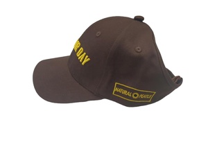 Personalizado 3D bordado Logo espalda descubierta Cola de Caballo rizado gorra de béisbol ajustable Afro espalda abierta Satén/seda forrado rendimiento ciclismo - Product Image 4