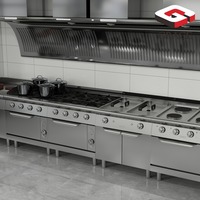 Équipement de cuisine GRACE pour restaurant : Ligne de grils, friteuses, fours et cuiseurs vapeur pour projets de cuisine d'hôtel et de cantine