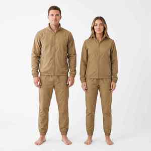 Ensemble de survêtement coupe-vent unisexe en polyester à séchage rapide, personnalisable avec logo pour l'échauffement d'équipe et les voyages - Product Image 5