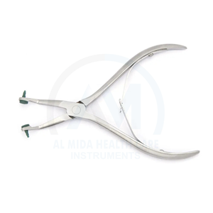 Pince à couronne dentaire Al Mida Healthcare avec embout en caoutchouc vert, certifiée CE, outil de classe II pour le retrait temporaire de couronnes, garantie à vie - Product Image 1