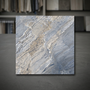 Carreaux de sol en porcelaine brillante Dinova Griss 600x600mm |   Carreaux adhésifs en brique réfractaire de luxe 60x60cm pour salle de bain et usage extérieur Vistaar - Product Image 1