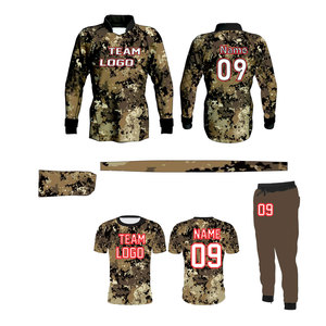 Ensemble de vêtements d'équipe de paintball personnalisés de qualité supérieure comprenant un maillot à manches longues, un maillot à manches courtes, un pantalon de jogging et une bandeau. - Product Image 6