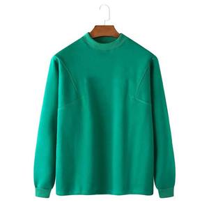 100% Cotton Men's Sweatshirts Best Selling Plain Basics with Customized Design and Embroidered Logo OEM Service - Product Image 1