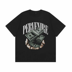 Camiseta de Hombre 100% Algodón, Premium, Cómoda, de Alta Calidad, con Logotipo Personalizable DTF, Transpirable, de Secado Rápido, 250g - Product Image 5