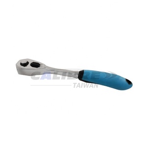 ด้ามขันแบบไม่หมุนได้ TAIWAN CALIBRE Industrial DIY ขนาด 3/8 นิ้ว 60 ฟัน พร้อมด้ามจับสีน้ำเงิน CRV แบบ OEM - Product Image 1