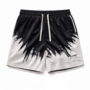 Mens Gradient Print <b>Athletic</b> Shorts Breathable Gym Running Casual Summer Sports Shorts with Drawstring Pockets - Product Image 3