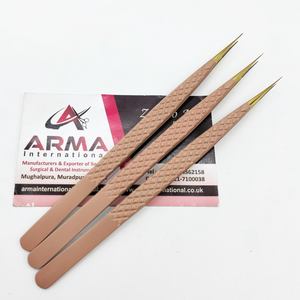 Pinzas de Aislamiento Rectas Profesionales de Acero Inoxidable, 10 mm de Longitud, Punta Lisa, Logotipo Personalizado, Marca Privada, Pinzas Sostenibles - Product Image 4