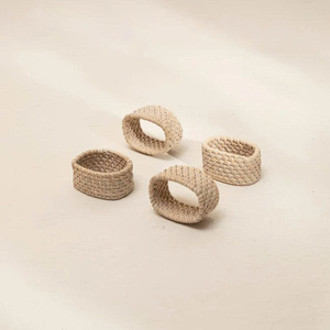 Anillo para Servilletas de Ratán Rústico y Ecológico de Diseño Simple, Elaborado con Pasión y Cuidado por Artesanos Expertos - Product Image 4