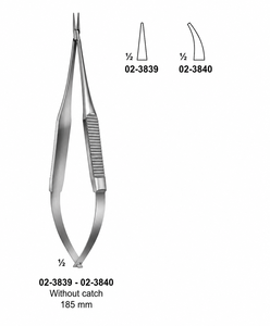Porte-aiguilles micro sans fixation 185 mm |   Acier inoxydable de qualité supérieure - Product Image 1