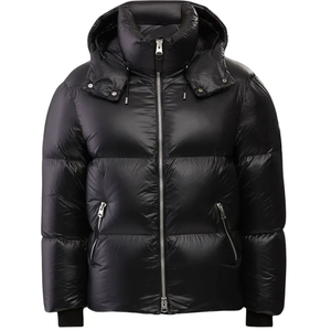 Fully Customized Men's <b>Waterproof</b> Canvas Puffer <b>Jackets</b> Polyester Wadding Filled <b>Winter</b> DDP Shipping - Product Image 1