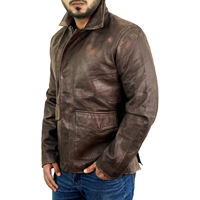 Blousons en cuir marron personnalisés pour hommes, blousons de motard en cuir véritable OEM, logo sur le devant, qualité supérieure, respirants, pour l'hiver
