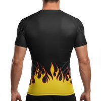 Chemises de compression pour hommes, gaine amincissante ventre plat, chemise de compression à manches courtes pour entraînement et fitness
