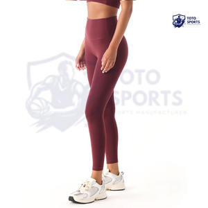 Leggings décontractés pour femmes, confortables, coupe ajustée, toucher doux, meilleure qualité, résistants à l'usure, élastiques, logo personnalisé, leggings taille haute pour femmes - Product Image 2