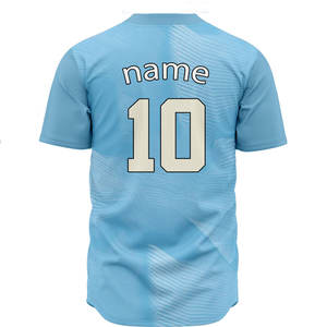 Uniforme Deportivo al por Mayor para Hombre, Jersey de Béisbol Sublimado de Manga Corta, Jersey de Softbol de Secado Rápido, Jersey Deportivo con Logotipo Personalizado - Product Image 4