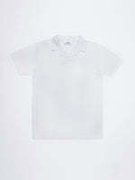 Classic Button Placket Polo Tee Soft Jersey Polo <b>Shirt</b> - Product Image 2