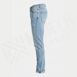 Vente à chaud de jeans déchirés grande taille pour hommes respirants sur mesure pantalons en jean évasés pour garçons pantalons en jean en gros - Product Image 3