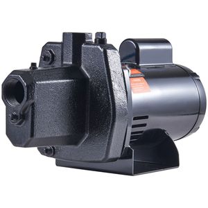Pompa per irrigazione/irrigatore in ghisa da 1.5 HP, 115/230 Volt, 66 GPM, 3450 RPM, pompa a getto per pozzi poco profondi con uscita NPT da 1FT - Product Image 1