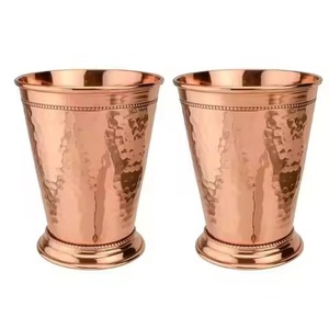 Juego de 4 Vasos de Cobre Martillado para Degustación, 100ml, para Shots de Bar, Tequila, Licores y Eventos de Degustación - Product Image 5