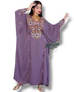 ชุดเดรสยาว 2 ชิ้น แบรนด์ AWAIS HOUSE สำหรับผู้หญิงมุสลิม ดีไซน์เรียบหรู ผ้ากำมะหยี่ประดับลูกปัด ทรงเอไลน์ ซักได้ ขายส่ง - Product Image 2