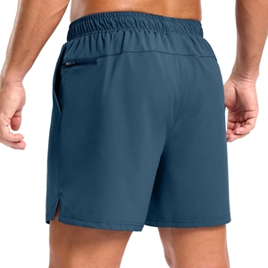 Shorts de course athlétiques pour hommes les plus vendus, légers et respirants, avec poche zippée, OEM ODM en gros - Product Image 2