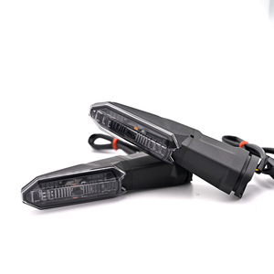 Clignotants LED avant/arrière ambre pour moto Ninja ZX-R Z-RS Eliminator & Versys 2024 avec lentille transparente - Product Image 6