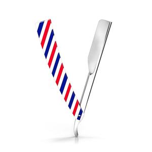 Navaja de Barbero Recta de Acero Inoxidable Premium, con Agarre Ergonómico para un Afeitado Suave y Cómodo para Hombres - Product Image 1