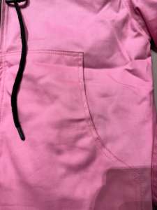 Vestes actives à capuche en toile de coton vintage, chaudes, lourdes, coupe ample, respirantes, écologiques, unisexes, logo personnalisable - Product Image 3