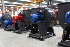 พัดลมแบบแรงเหวี่ยง CEP-2-3.8D ไดร์ฟตรง 400Pa ถึง 2600Pa สำหรับอุตสาหกรรม จ่ายอากาศบริสุทธิ์ ระบายอากาศใต้ดิน แบบตั้งพื้น 220-380V - Product Image 3
